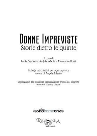 Donne impreviste | 1